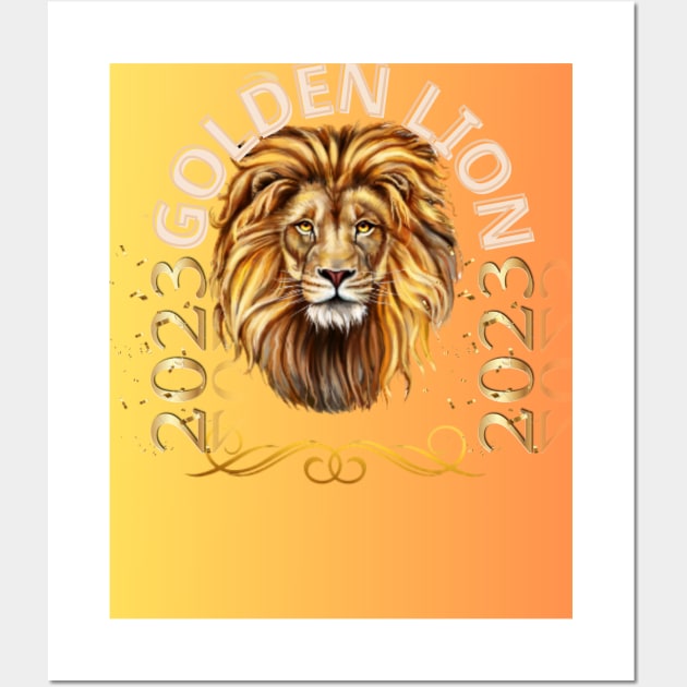 GOLDEN LION Wall Art by iwisnchef 